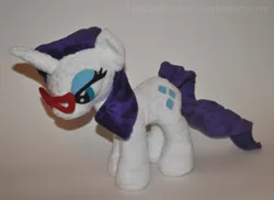 Size: 712x517 | Tagged: artist:blindfaith-boo, derpibooru import, irl, photo, plushie, rarity, safe