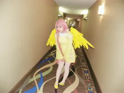 Size: 4288x3216 | Tagged: artist:megelo, cosplay, derpibooru import, fluttershy, human, irl, irl human, photo, safe, solo