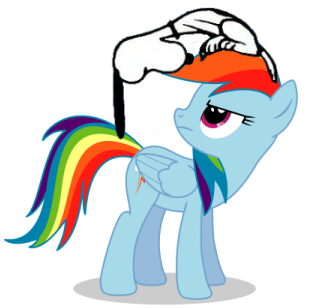 Size: 329x308 | Tagged: safe, derpibooru import, rainbow dash, beagle, dog, pegasus, pony, vulture, crossover, duo, peanuts, simple background, sitting on head, snoopy, transparent background