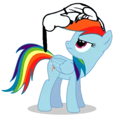 Size: 329x308 | Tagged: safe, derpibooru import, rainbow dash, beagle, dog, pegasus, pony, vulture, crossover, duo, peanuts, simple background, sitting on head, snoopy, transparent background