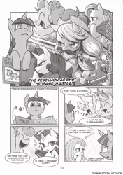 Size: 1405x2000 | Tagged: adventuring party, applejack, artist:leex, comic, derpibooru import, dice, doujin, dungeon master, dungeons and dragons, fluttershy, japanese, mane six, pinkie pie, pony next door, rainbow dash, rarity, safe, source needed, tabletop game, translation, twilight sparkle