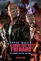 Size: 825x1225 | Tagged: a good day to die hard, bruce willis, derpibooru import, parody, safe, twilight sparkle