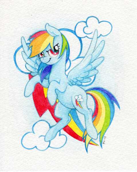 Size: 1280x1607 | Tagged: artist:purmu, derpibooru import, rainbow dash, safe, solo