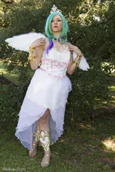 Size: 500x750 | Tagged: artist:hollygloha, cosplay, derpibooru import, human, irl, irl human, photo, princess celestia, safe, solo