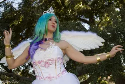 Size: 750x500 | Tagged: artist:hollygloha, cosplay, derpibooru import, human, irl, irl human, photo, princess celestia, safe, solo