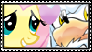 Size: 101x57 | Tagged: artist:tehnotsosupahgirl, crossover, crossover shipping, derpibooru import, deviantart stamp, female, fluttershy, heart, interspecies, love, male, safe, shipping, silvershy, silver the hedgehog, sonic the hedgehog (series), stamp, straight