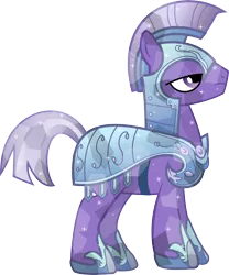 Size: 5413x6500 | Tagged: safe, artist:theshadowstone, derpibooru import, crystal pony, pegasus, pony, absurd resolution, armor, crystal empire, crystal guard, crystal guard armor, male, royal guard, simple background, solo, stallion, transparent background, vector