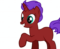 Size: 761x626 | Tagged: safe, derpibooru import, oc, unofficial characters only, pony, unicorn, pony creator, animated, derp, pony creator animation, smiling, solo