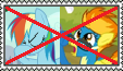 Size: 113x65 | Tagged: anti-shipping, artist:fairykitties22, background pony strikes again, derpibooru import, deviantart stamp, female, lesbian, rainbow dash, safe, shipping, spitdash, spitfire, stamp