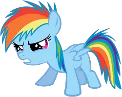 Size: 5270x4201 | Tagged: safe, artist:flutterguy317, derpibooru import, rainbow dash, absurd resolution, filly, filly rainbow dash, simple background, solo, transparent background, vector, younger