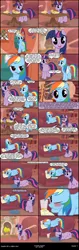 Size: 992x3150 | Tagged: safe, artist:skipsy, derpibooru import, rainbow dash, twilight sparkle, comic:dawn of a new day, blushing, comic, female, golden oaks library, lesbian, shipping, show accurate, twidash