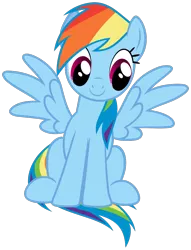Size: 820x1073 | Tagged: artist:anxet, derpibooru import, rainbow dash, safe, simple background, sitting, solo, suited for success, svg, transparent background, vector