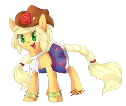 Size: 879x739 | Tagged: safe, artist:sion, derpibooru import, applejack, ponified, pony, equestria girls, bracelet, clothes, dress, equestria girls outfit, equestria girls ponified, fall formal outfits, simple background, solo