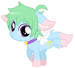 Size: 5453x5000 | Tagged: safe, artist:tzolkine, derpibooru import, oc, unofficial characters only, original species, pegasus, absurd resolution, augmented tail, filly, solo