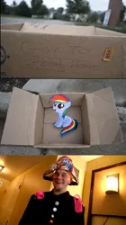 Size: 835x1487 | Tagged: box, brentalfloss, captain crunch, dashie meme, derpibooru import, evil people finding dash meme, exploitable meme, fanfic:my little dashie, filly, les miserables, meme, musically ambiguous people finding dash meme, nostalgia critic, rainbow dash, rapeface, safe