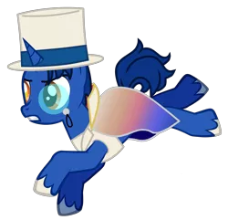 Size: 2545x2451 | Tagged: cape, clothes, count bleck, derpibooru import, edit, hat, monocle, nintendo, paper mario, ponified, pony creator, safe, simple background, solo, super mario bros., super paper mario, top hat, transparent background, unshorn fetlocks, vector, video game