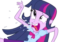 Size: 2500x1456 | Tagged: safe, artist:destinyshirshuxd, derpibooru import, twilight sparkle, equestria girls, derp, drool, solo