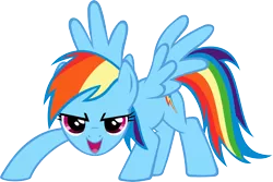 Size: 6237x4163 | Tagged: safe, artist:ratchethun, derpibooru import, rainbow dash, absurd resolution, simple background, solo, transparent background, vector