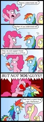 Size: 604x1655 | Tagged: artist:theguynooneremembers, comic, derpibooru import, fluttershy, garfield, parody, pinkie pie, rainbow dash, safe