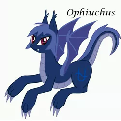 Size: 4961x4961 | Tagged: safe, artist:zeroblue4, derpibooru import, oc, unofficial characters only, bat pony, dracony, dragon, hybrid, pony, ask sburb ponies, absurd resolution, ask, crossover, homestuck, ophiuchus, ponyscopes, rough draft, solo, tumblr, tumblr comic, zodiac