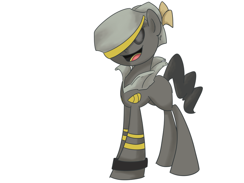 Size: 2000x1500 | Tagged: artist:minty-red, derpibooru import, dusknoir, ponified, safe, solo