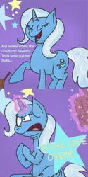 Size: 500x1000 | Tagged: safe, artist:lil-houndstooth, derpibooru import, trixie, pony, unicorn, ask-themanefuckingsix, comic, female, if i had one, mare, meme, solo, the fairly oddparents, vulgar