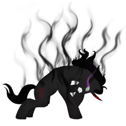 Size: 894x894 | Tagged: safe, artist:wolfstar04, derpibooru import, king sombra, umbrum, dark magic, image, magic, male, png, simple background, smoke, solo, sombra eyes, sombra's cutie mark, transparent background, vector