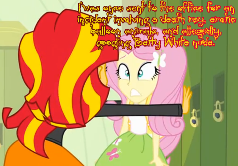 Size: 1019x709 | Tagged: safe, derpibooru import, fluttershy, sunset shimmer, equestria girls, cards against equestria girls