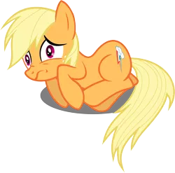 Size: 6074x6000 | Tagged: absurd resolution, alternate hairstyle, applejack, artist:yoshimon1, body swap, cowering, derpibooru import, fusion, rainbow dash, safe, simple background, solo, swapped cutie marks, transparent background, vector