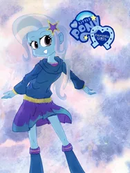 Size: 600x800 | Tagged: safe, artist:pupupunopu, derpibooru import, trixie, equestria girls, pixiv, solo