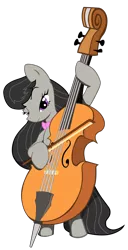 Size: 986x1920 | Tagged: bipedal, bow (instrument), cello, derpibooru import, musical instrument, octavia melody, playing, safe, simple background, solo, transparent background, vector