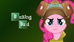 Size: 1600x900 | Tagged: breaking bad, derpibooru import, hazmat suit, parody, pinkie pie, safe, solo