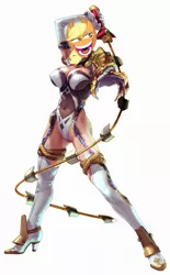 Size: 868x1400 | Tagged: applejack, breasts, derpibooru import, erect nipples, faic, female, ivy valentine, lidded eyes, meme, nipple outline, open mouth, smiling, smirk, solo, soul calibur, suggestive, wat, weapon, whip, whip sword, woody face