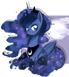 Size: 1480x1654 | Tagged: safe, artist:snow angel, derpibooru import, princess luna, pixiv, solo