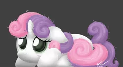 Size: 2048x1111 | Tagged: artist:symbianl, crying, derpibooru import, messy mane, sad, safe, solo, sweetie belle