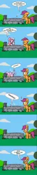 Size: 900x4157 | Tagged: abuse, artist:davidcurser, bits, bucket, cloud, coin, comic, dark comedy, derpibooru import, dialogue, diamond tiara, exclamation point, floppy ears, open mouth, puppy dog eyes, rope, scootaloo, semi-grimdark, spread wings, tiarabuse, we are going to hell, well, wide eyes, wishing well