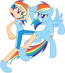 Size: 1558x1759 | Tagged: artist:trinityinyang, derpibooru import, human, humanized, human ponidox, light skin, rainbow dash, safe, simple background, transparent background, vector