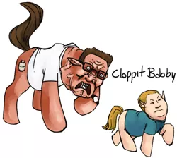 Size: 500x447 | Tagged: bobby hill, derpibooru import, hank hill, king of the hill, ponified, safe