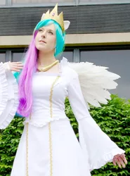 Size: 600x810 | Tagged: safe, artist:windaria, derpibooru import, princess celestia, human, cosplay, irl, irl human, photo, solo