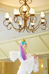 Size: 560x840 | Tagged: safe, artist:windaria, derpibooru import, princess celestia, human, cosplay, irl, irl human, photo, solo