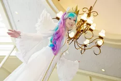 Size: 945x630 | Tagged: safe, artist:windaria, derpibooru import, princess celestia, human, cosplay, irl, irl human, photo, solo