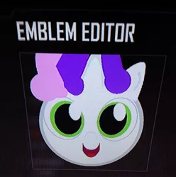 Size: 2026x2046 | Tagged: black ops 2, black ops ii, call of duty, derpibooru import, emblem, emblem editor, safe, solo, sweetie belle