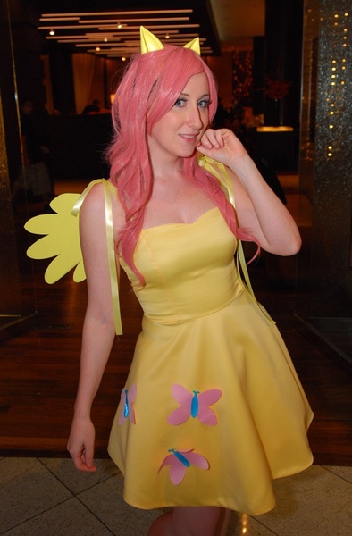 Size: 525x800 | Tagged: artist:starlighthoney, cosplay, derpibooru import, dragoncon, fluttershy, human, irl, irl human, photo, safe, solo