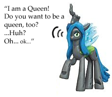 Size: 231x199 | Tagged: derpibooru import, dialogue, noise, princess, queen, queen chrysalis, safe, toy