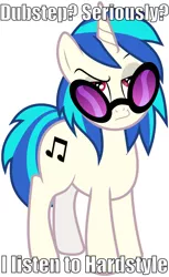 Size: 1750x2856 | Tagged: safe, artist:andypriceart, artist:masem, derpibooru import, vinyl scratch, pony, unicorn, cutie mark, female, glasses, hooves, horn, image macro, mare, simple background, solo, sunglasses, text, vector, white background