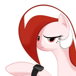 Size: 894x894 | Tagged: artist:parallaxmlp, browser ponies, derpibooru import, oc, oc:opera, opera, safe, smartwatch, solo, unofficial characters only