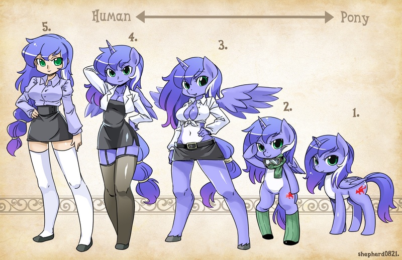 Size: 1600x1035 | Tagged: alicorn, alicorn oc, anthro, anthro chart, artist:shepherd0821, belly button, breasts, cleavage, clothes, derpibooru import, dress, female, human, humanized, line-up, midriff, oc, oc:mariah wolves, skirt, star fox, suggestive, unguligrade anthro, unofficial characters only