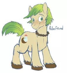 Size: 512x560 | Tagged: safe, artist:violetvampirevixen, derpibooru import, oc, oc:palm frond, unofficial characters only, solo