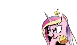 Size: 660x390 | Tagged: deeply intrigued cadance, exploitable, idw, princess cadance, safe, solo, template