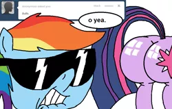 Size: 875x556 | Tagged: safe, derpibooru import, rainbow dash, twilight sparkle, ask, plot, rainbowdashsmailbag, tumblr